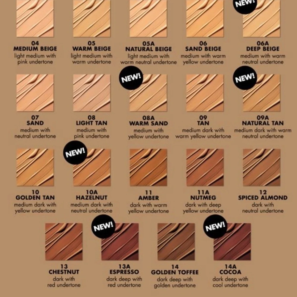 🆕MILANI 2IN1 FOUNDATION+CONCEAL 14 GOLDEN TOFFEE